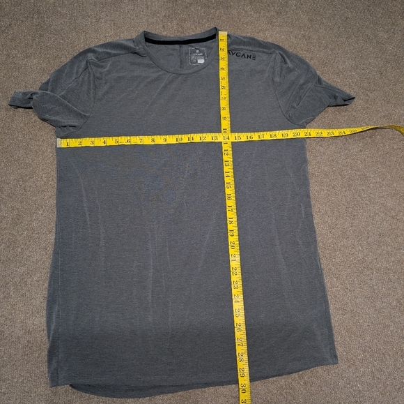 Aycane Ryuz Men's Gray Short Sleeve Shirt Performance Hockey Workout XL - Picture 5 of 5